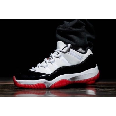 Nike Air Jordan 11 Low Beyaz / Kırmızı / Siyah Basketbol Ayakkabısı Türkiye - BFFELSGH